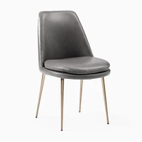 Finley Low-Back Leather Dining Chair (Set of 2) | West Elm