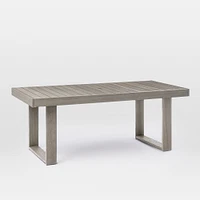 Portside Outdoor Dining Table (76.5"–96") | West Elm