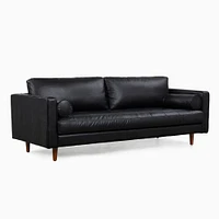 Dennes Leather Sofa (72"–88") | West Elm