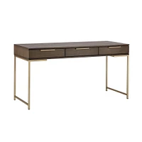 Slim Leg 3-Drawer Desk | West Elm