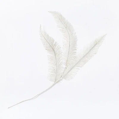 Glitter Feather Tree Picks (Set of 3) | West Elm