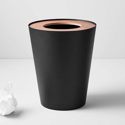 Yamazaki Rim Trash Can - Round | West Elm