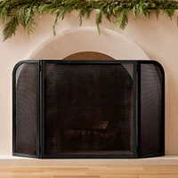 Deco Tri-Fold Fireplace Screen | West Elm