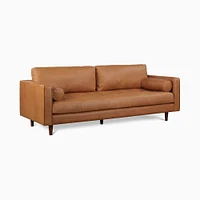 Dennes Leather Sofa (72"–88") | West Elm