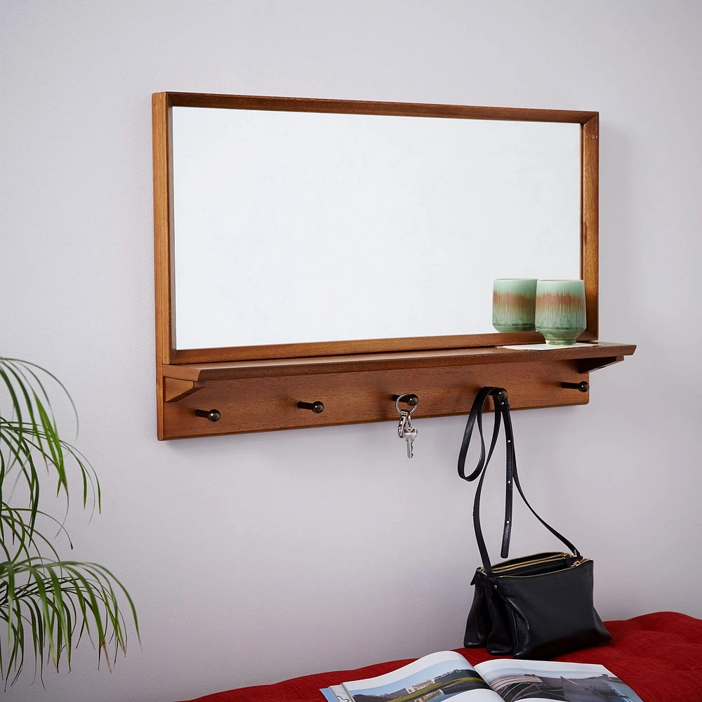 Mid-Century Entryway Wall Mirror | West Elm