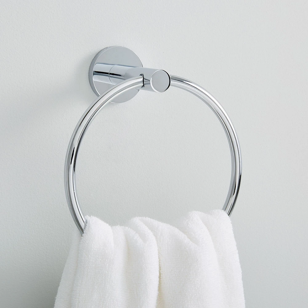 Modern Overhang Towel Ring | West Elm