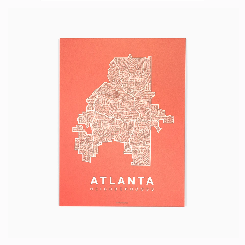 Native Maps City Prints | West Elm