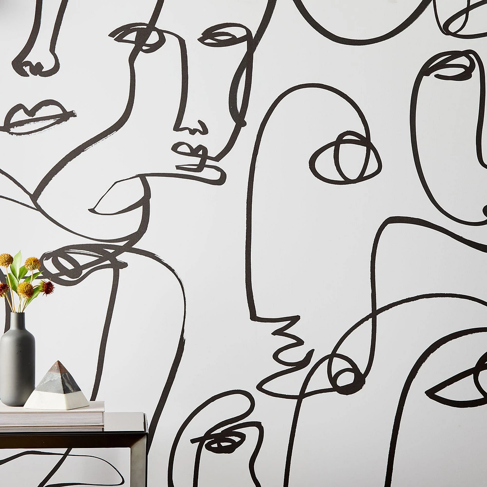 Drop It MODERN Femme Wallpaper | West Elm