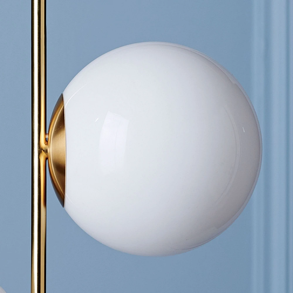 Sphere & Stem Shade - Milk | West Elm