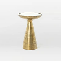 Gilded Brass Side Table (16") | West Elm
