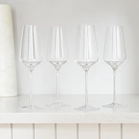 Starlight Lead-Free Crystal Champagne Glass Sets | West Elm