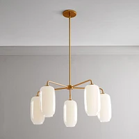 Sculptural 5-Light Pebble Chandelier | West Elm