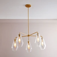 Sculptural -Light Geo Chandelier | West Elm