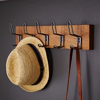 Industrial Hook Rack, Entryway Organization | West Elm