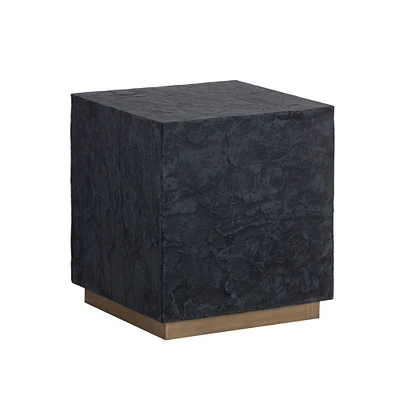 Square Textured Side Table | West Elm