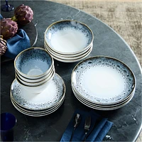 Reactive Glaze Stoneware Dinnerware (Set of 16) | West Elm