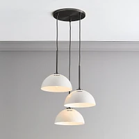 Sculptural Metal 3-Light Chandelier | West Elm