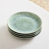 Reactive Glaze Stoneware Salad Plate Sets | West Elm