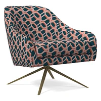 Roar & Rabbit™ Swivel Chair - Patterned | West Elm