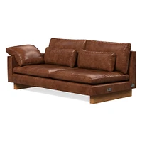 Build Your Own - Harmony Leather Sectional | West Elm