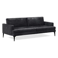 Andes Leather Futon (83.5") | West Elm