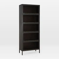 Iron & Glass Tall Barrister Cabinet (32") | West Elm