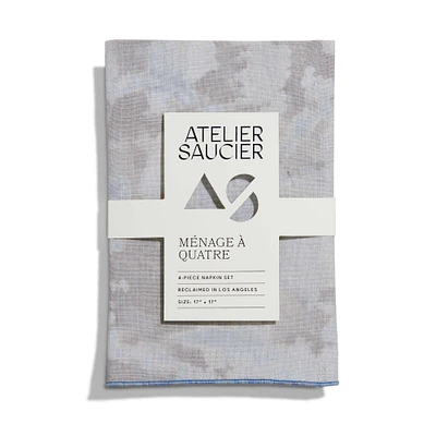 Atelier Saucier Blue Sky Napkin Set | West Elm