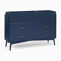 Mid-Century Painted 6-Drawer Changing Table (56") | West Elm