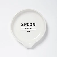 Utility Stoneware Spoon Rest | West Elm