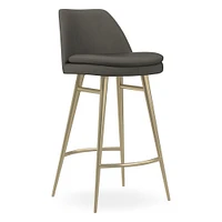 Finley Vegan Leather Counter Stool | West Elm