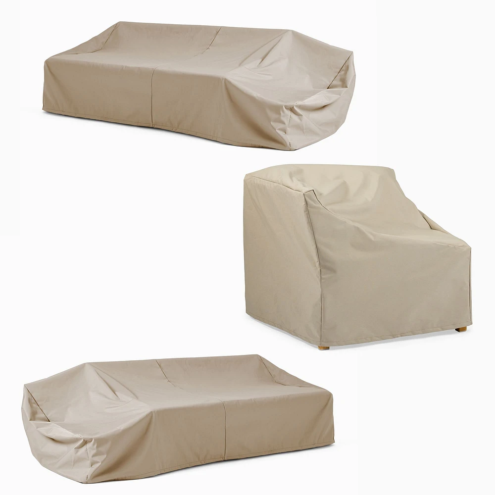 Playa Outdoor 3-Piece L-Shaped Sectional Protective Cover | West Elm