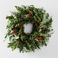 Red Berries Wreath | West Elm