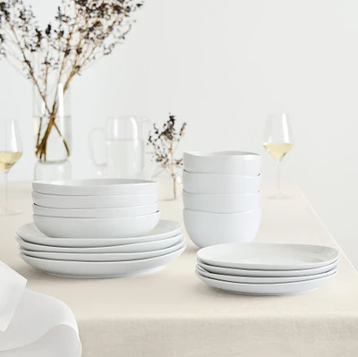 Organic Porcelain Dinnerware (Set of 16) | West Elm