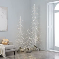 Light-Up White Trees | West Elm