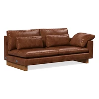 Build Your Own - Harmony Leather Sectional | West Elm