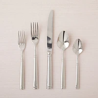 Bistro Mirrored Stainless Steel Flatware Sets | West Elm