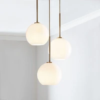 Sculptural 3-Light Globe Chandelier | West Elm