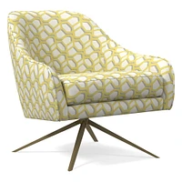 Roar & Rabbit™ Swivel Chair - Patterned | West Elm