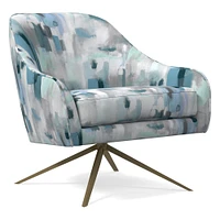 Roar & Rabbit™ Swivel Chair - Patterned | West Elm