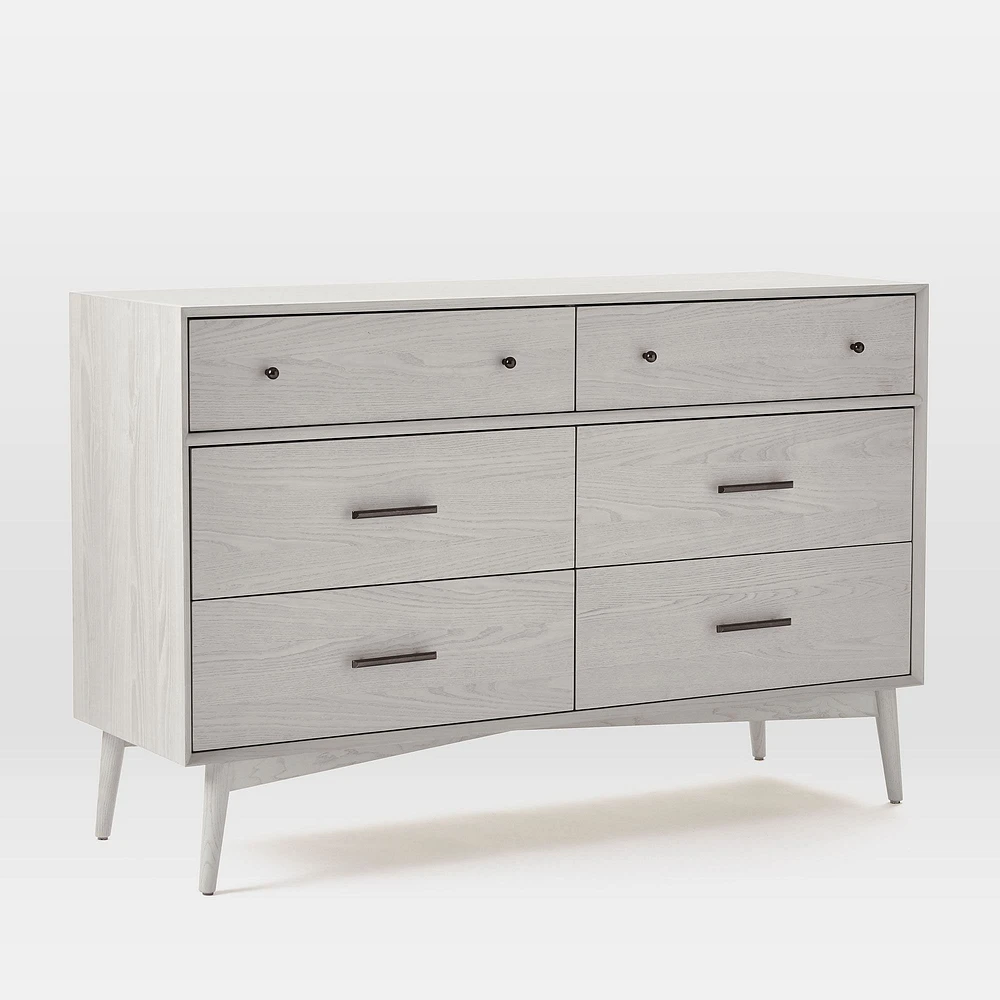 Mid-Century 6-Drawer Dresser (56") | West Elm