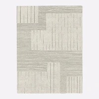 Painted Mixed Stripes Rug | West Elm