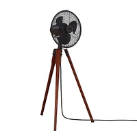 Wood Tripod Floor Fan | West Elm