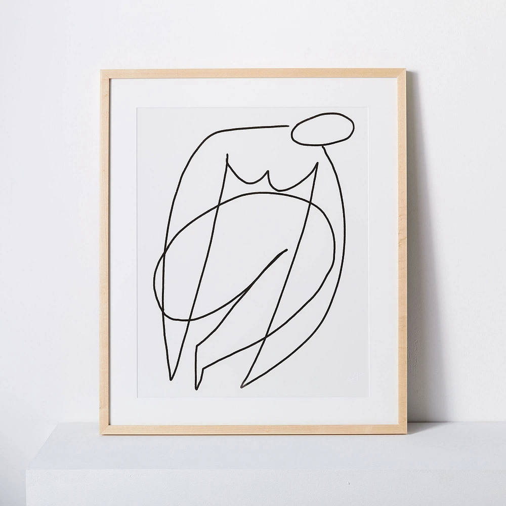 Kate Arends Framed Print - Woman | West Elm