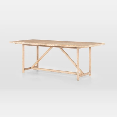 Modern Oak Rectangle Dining Table (84") | West Elm