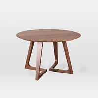 Sculptural Solid Wood Round Dining Table (47.5") | West Elm