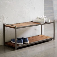 Industrial Shoe Rack, Entryway Organization | West Elm