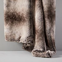 Faux Fur Ombre Throws | West Elm