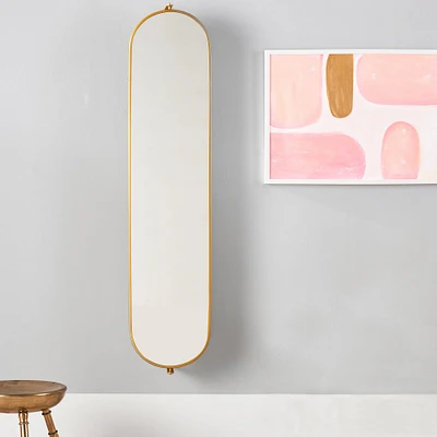 Swivel Mirror w/ Pinboard (13.25"W x 56"H) | West Elm