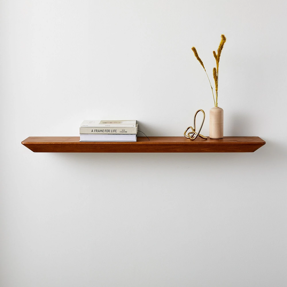 Slim Floating Wall Shelves (12"–48") | West Elm