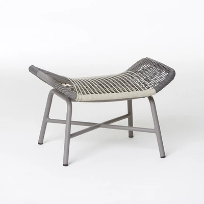 Huron Outdoor Ottoman | West Elm